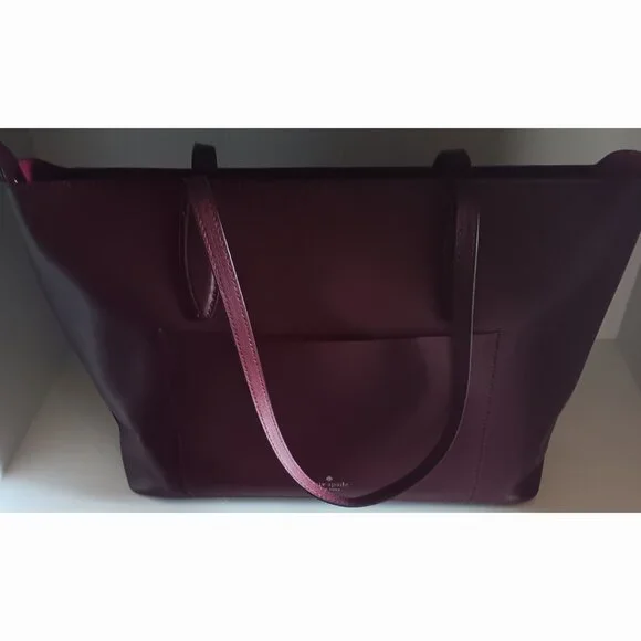 Kate Spade Burgundy Tote and Wallet Set - Picture 8 of 10
